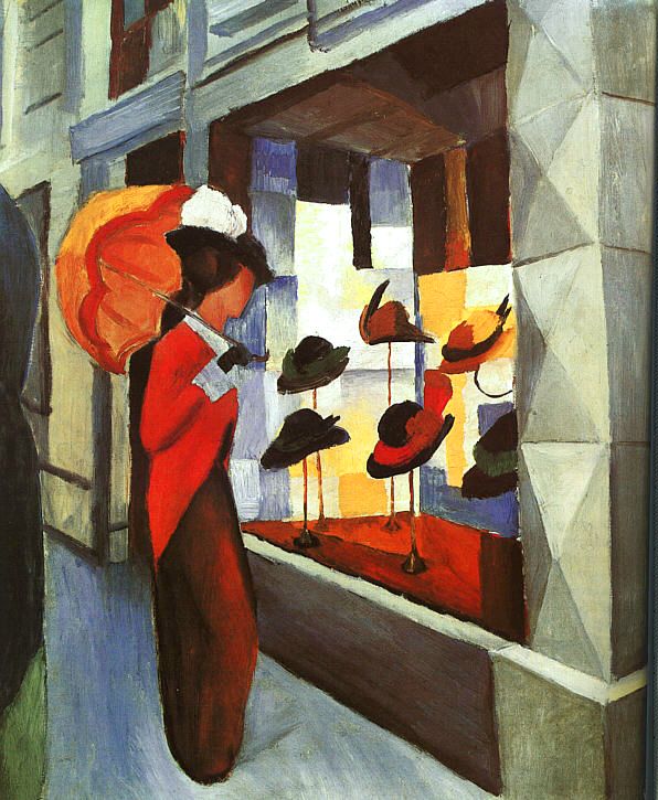 August Macke Hat Shop